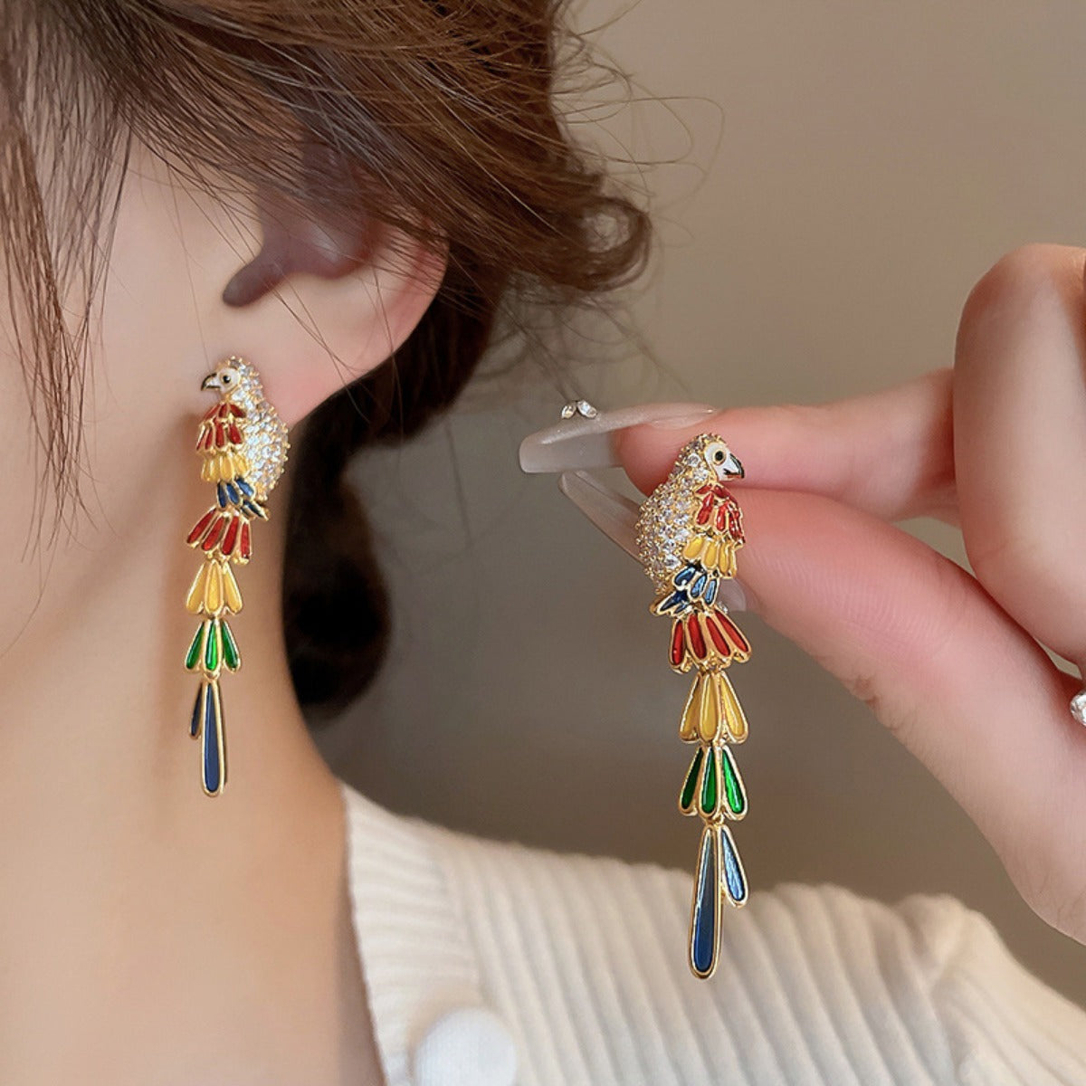 Fashion Simple Jewelry Earrings Unique Personality Design Jewelry Accessories Luxury Women's Jewelry