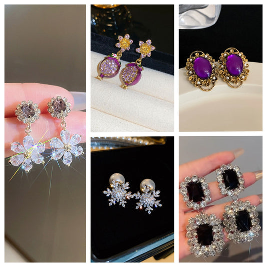 Fashion Jewelry Earrings Accessories High-end Luxury Women's Earrings Unique Design Souvenir Gift