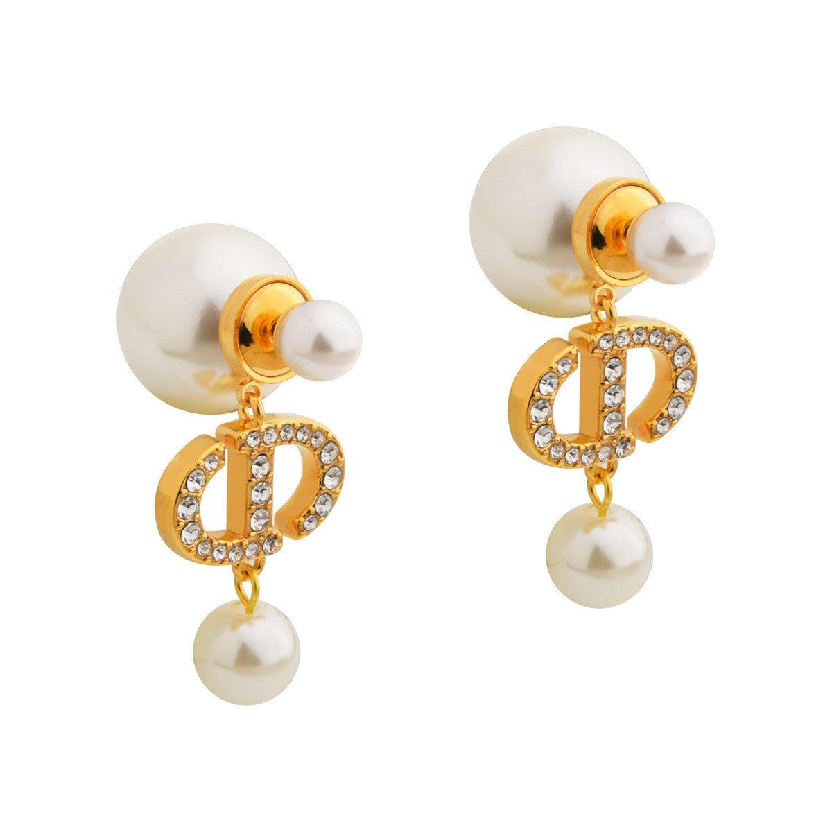 Hanging Pearl Earrings New Style Luxury Elegant Earrings Fashion Jewelry Accessories